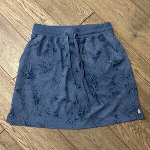 Mountain and Isles Blue Floral Active Skort Size Small